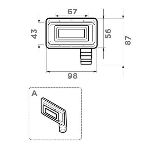 Omoikiri OV-02-IN Перелив для моек