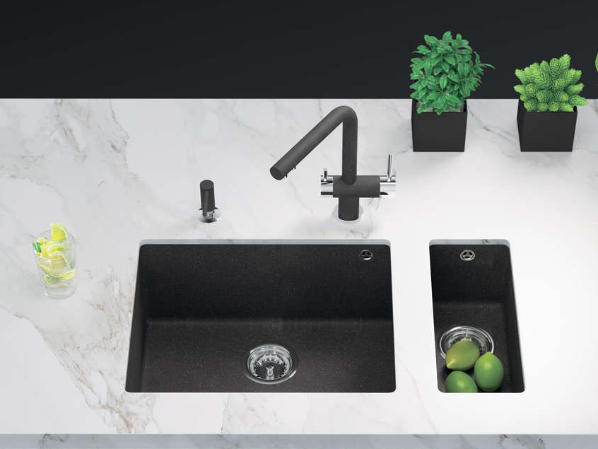 Omoikiri Bosen 54-U-BE, мойка, гранит, ваниль