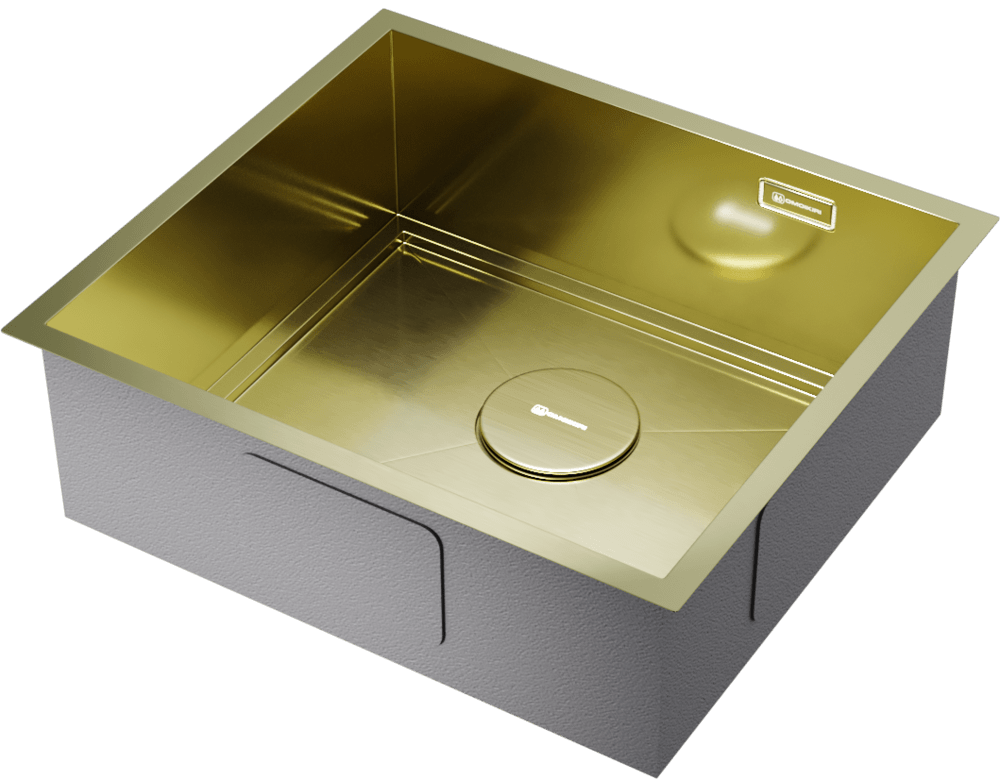 Omoikiri Kasen 49-16 INT LG, мойка, нержавеющая сталь/светлое золото