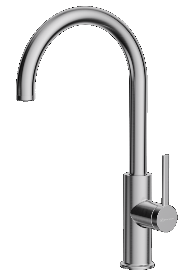 Omoikiri Okawa 2 Plus-BN, смеситель, нержавеющая сталь