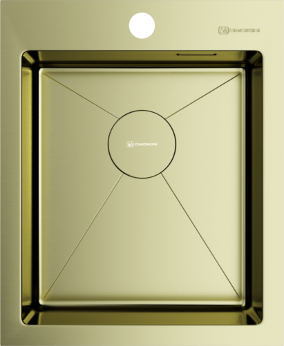 Omoikiri Akisame 41-LG, мойка, нержавеющая сталь/светлое золото