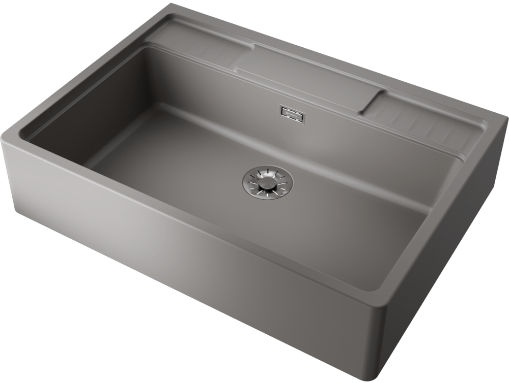 Omoikiri Kinokawa 90-GR, мойка, керамика, leningrad grey