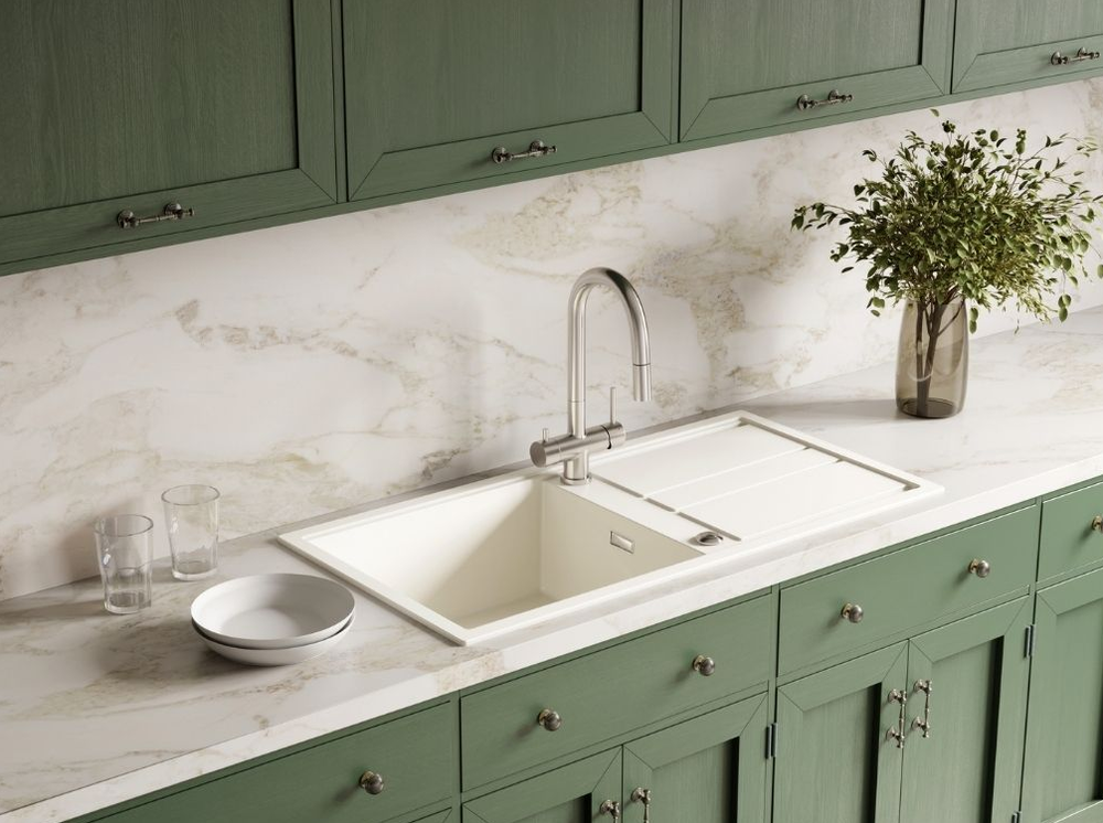 Omoikiri Kitagawa 100-WG, мойка, керамика, wind green