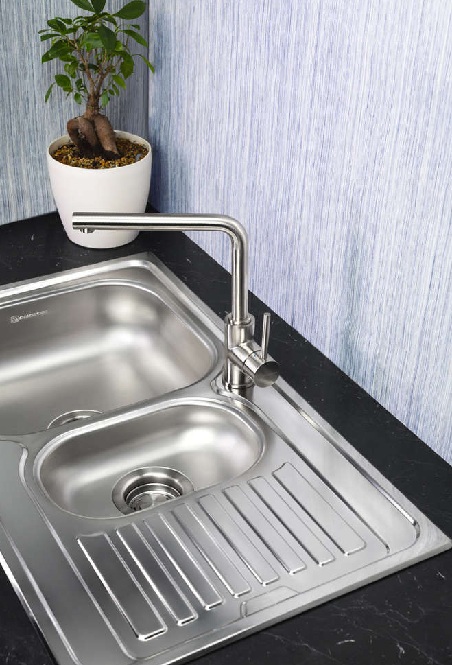 Omoikiri Nakagawa-GB, смеситель, гранит, графит