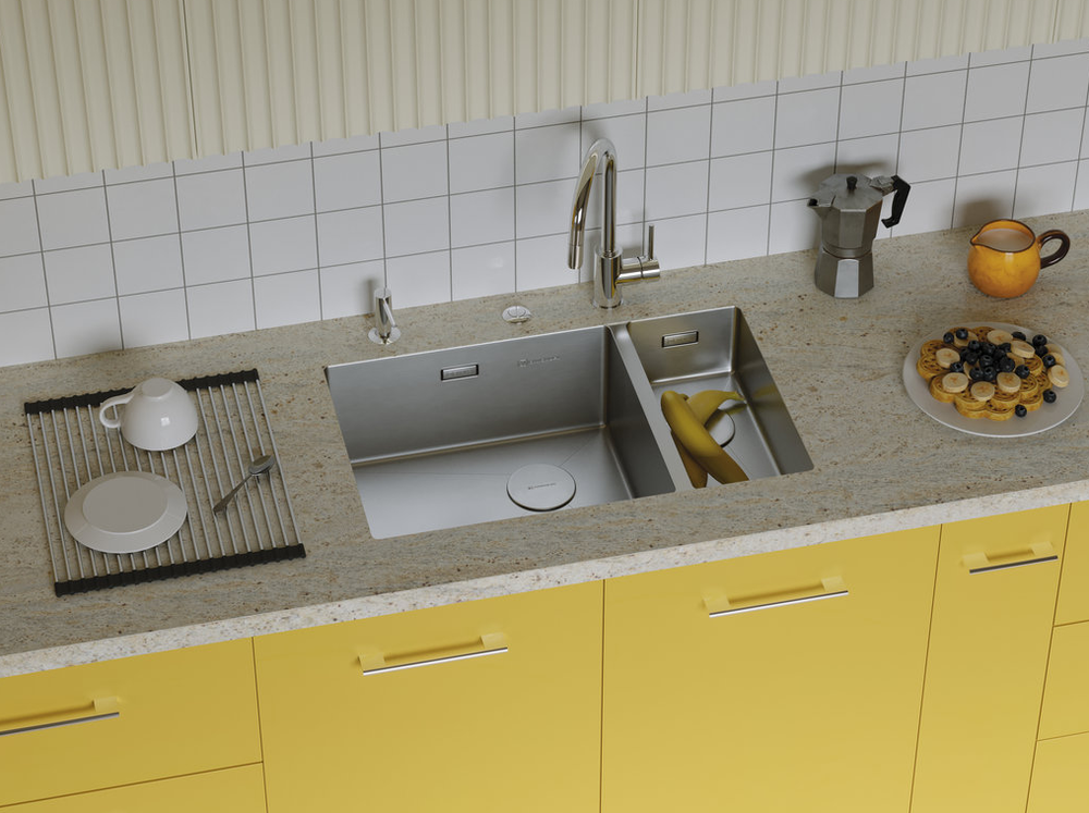 Omoikiri Taki 69-2-U/IF-IN-R Side, мойка, нержавеющая сталь, чаша справа