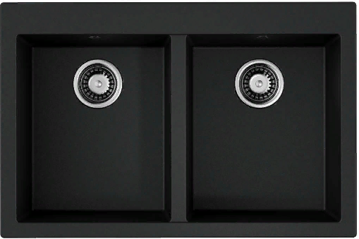 Omoikiri Bosen 80-2-BL, мойка, гранит, черный