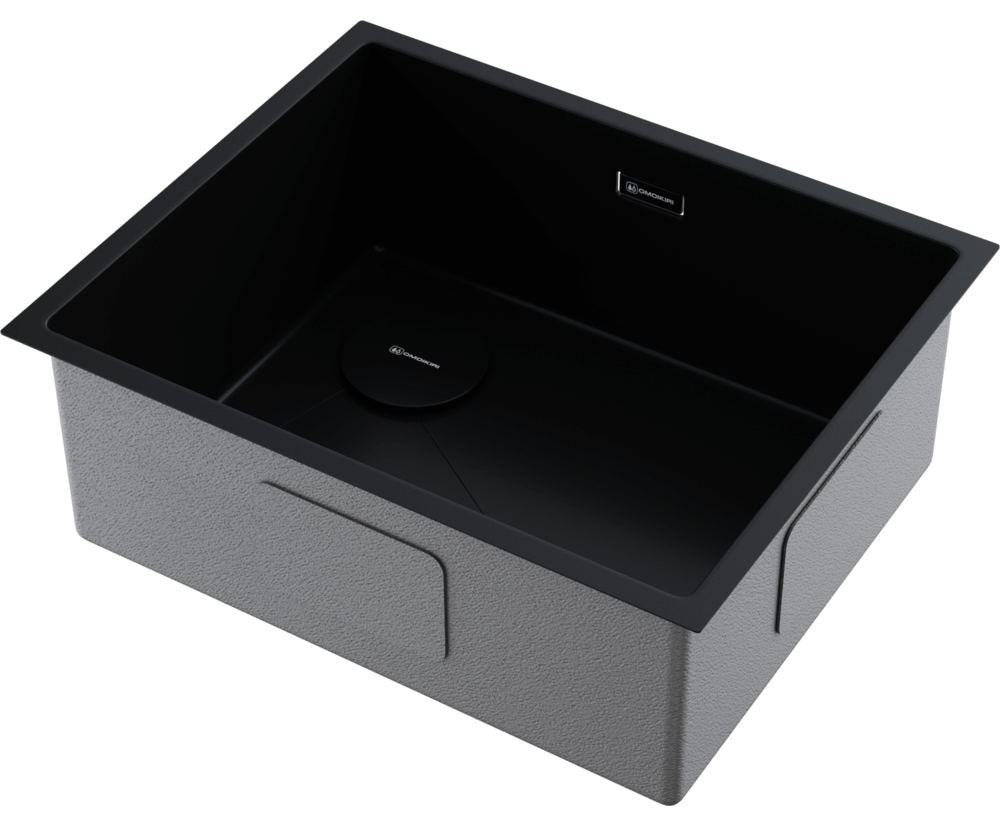 Omoikiri Taki 54-U/IF-L-GB Side SF, мойка, нержавеющая сталь/графит