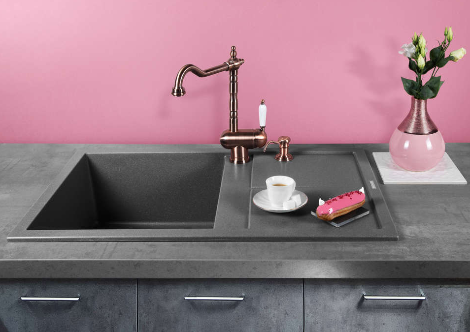 Omoikiri Kyoto-AB, смеситель, античная латунь