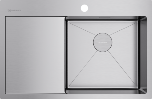 Omoikiri Akisame 78-IN-R, мойка, нержавеющая сталь, чаша справа