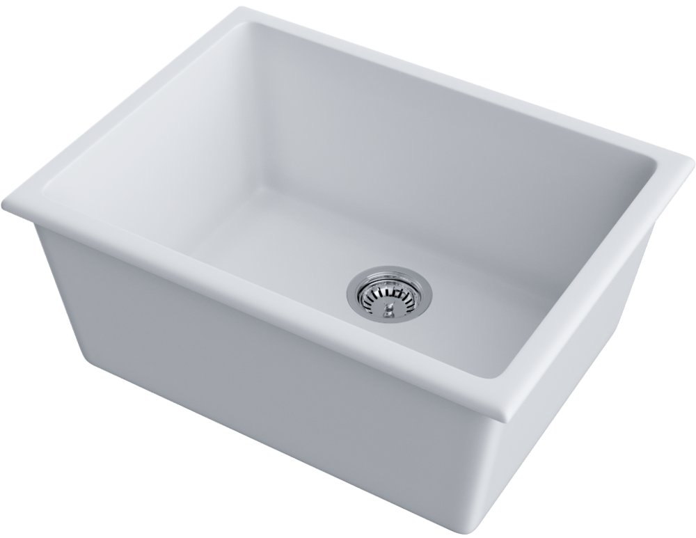 Omoikiri Okinoshima 61-U/I-WH, мойка, керамика, белый
