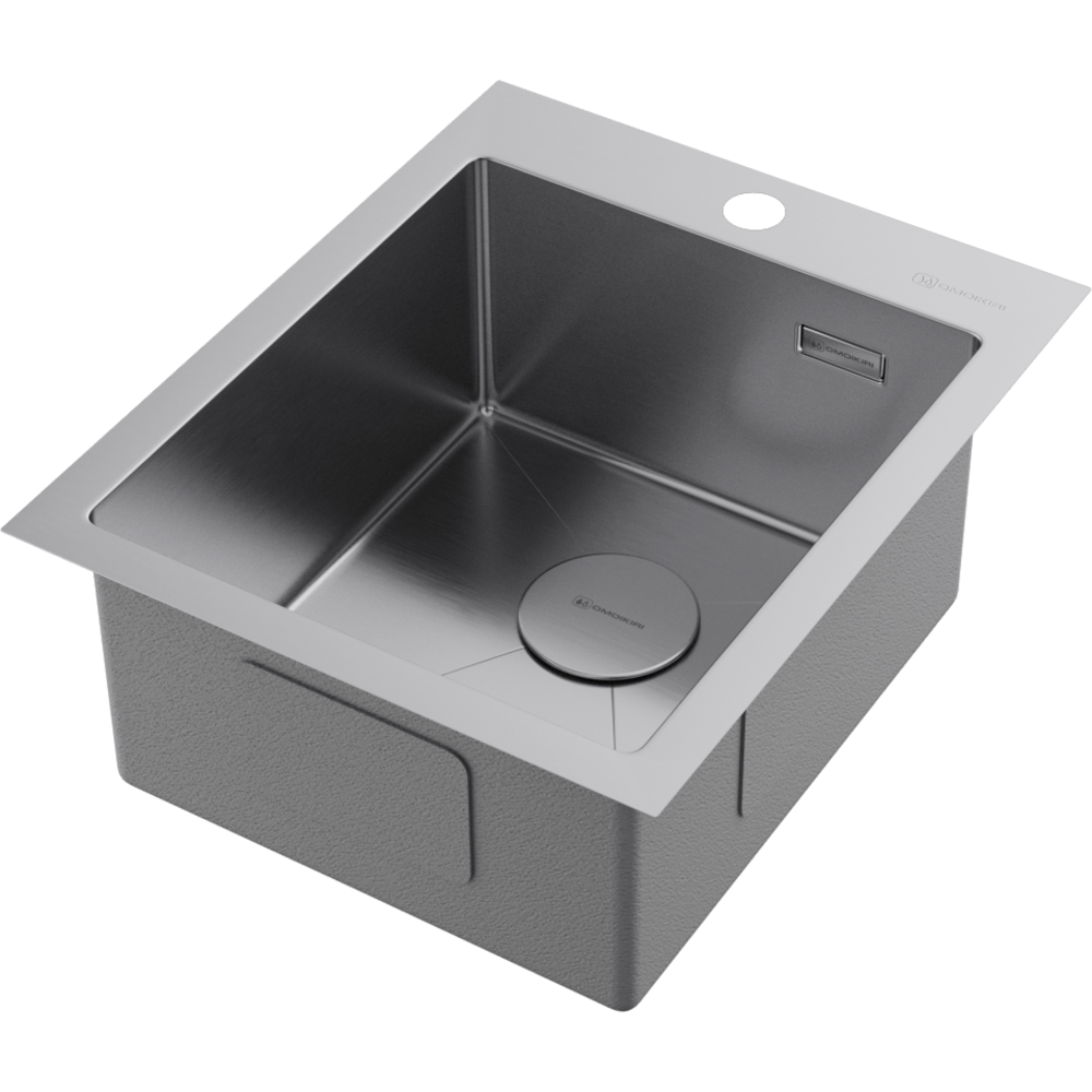 Omoikiri Akisame 41-IN, мойка, нержавеющая сталь