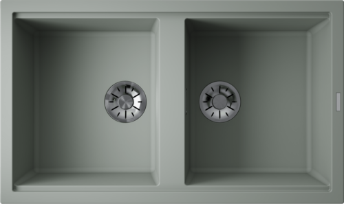 Omoikiri Kitagawa 86-2-WG, мойка, керамика, ветреный зеленый