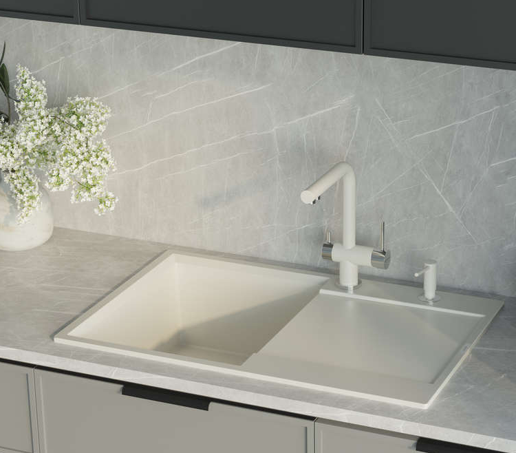 Omoikiri Daisen 78T-BL, мойка, гранит, черный