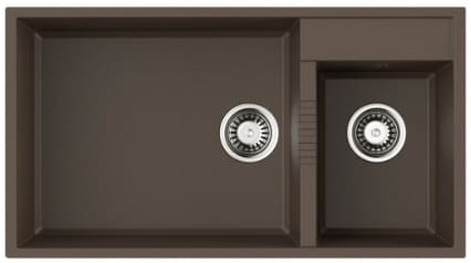 Omoikiri Tedori 85-2-U-ES, мойка, гранит, espresso