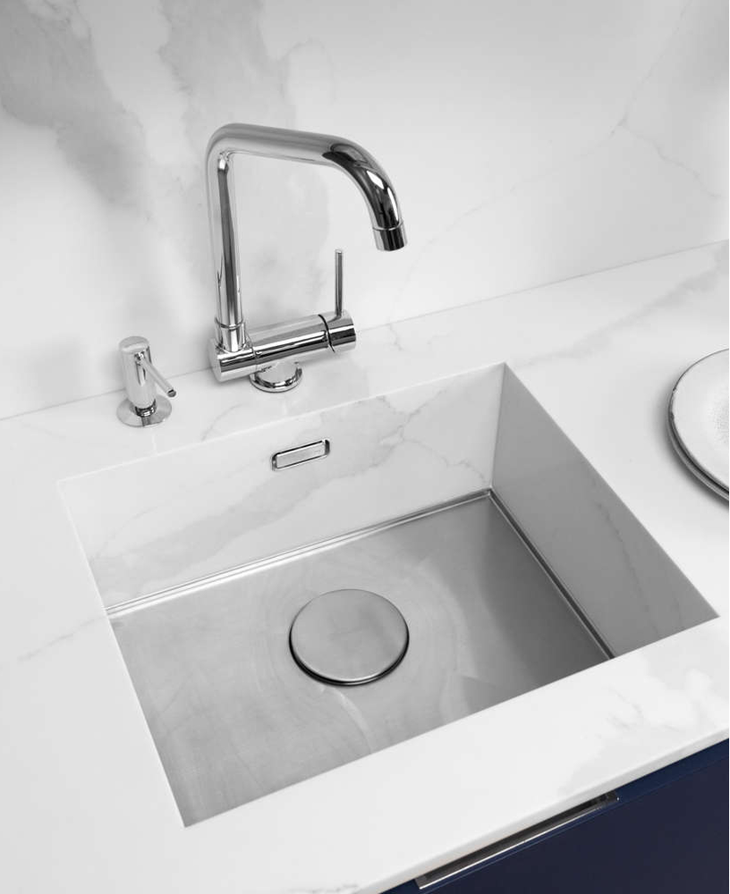 Omoikiri Kasen 53-INT LG, мойка, нержавеющая сталь/светлое золото