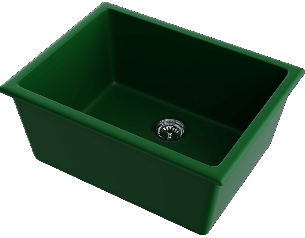 Omoikiri Okinoshima 61-U/I-RG Matt, мойка, керамика, royal green
