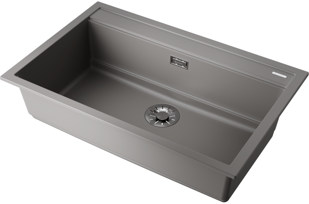Omoikiri Kitagawa 79-LB-GR, мойка, керамика, leningrad grey