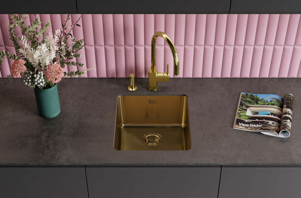 Omoikiri Tadzava 39-U/I-LG, мойка, светлое золото