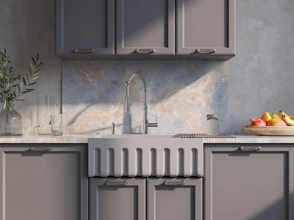 Omoikiri Mikawa 2 Plus SB LG, смеситель, светлое золото