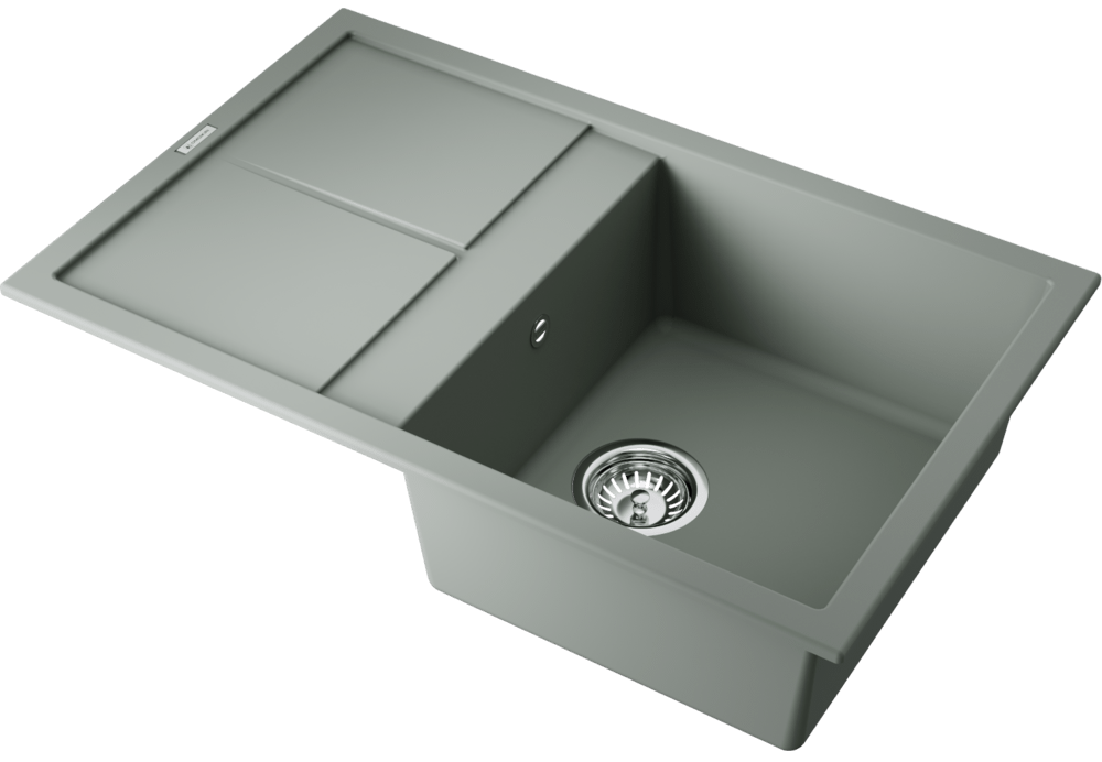 Omoikiri Sumi 79A-WG, мойка, керамика, wind green