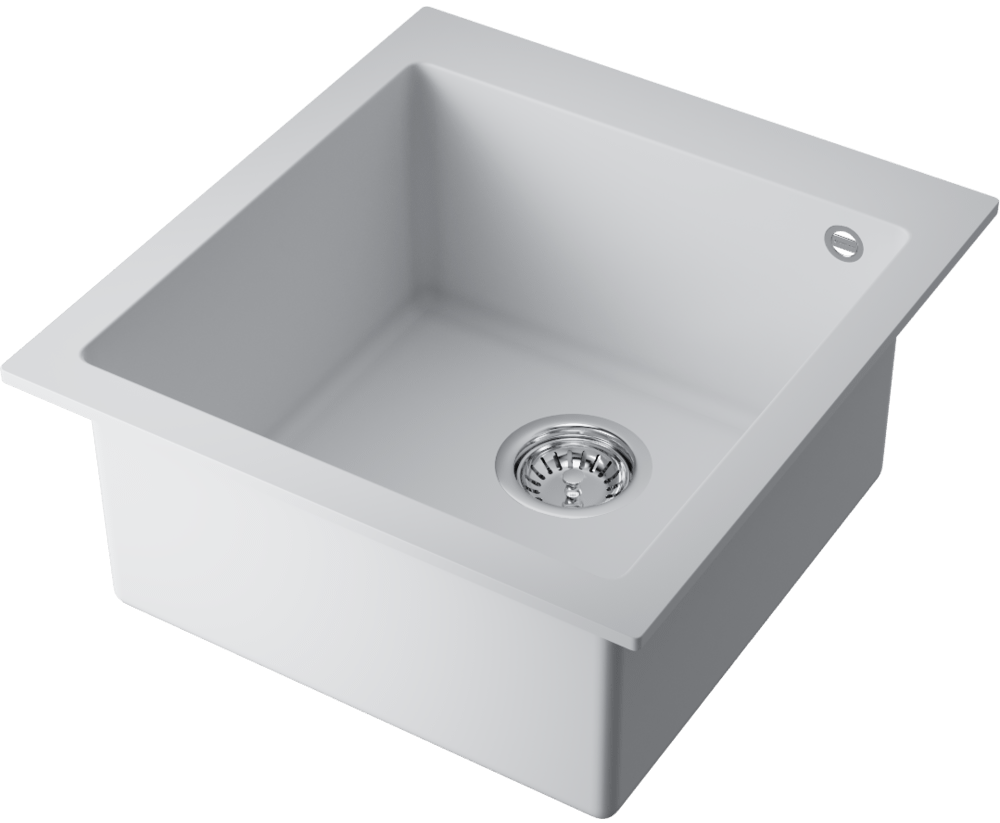 Omoikiri Hitomi-WH Marble, раковина, керамика, белый