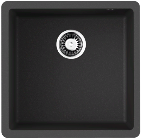 Omoikiri Bosen 44-U-BL, мойка, гранит, черный