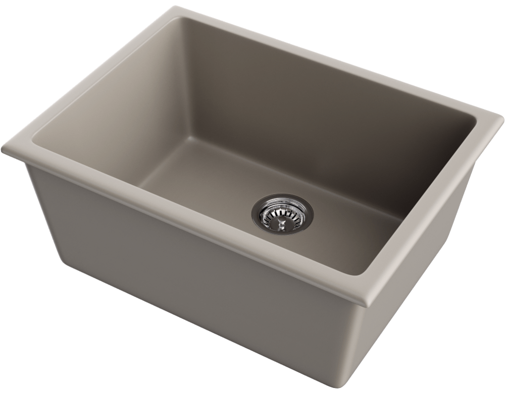 Omoikiri Okinoshima 61-U/I-CC, мойка, керамика, cappuccino coffee