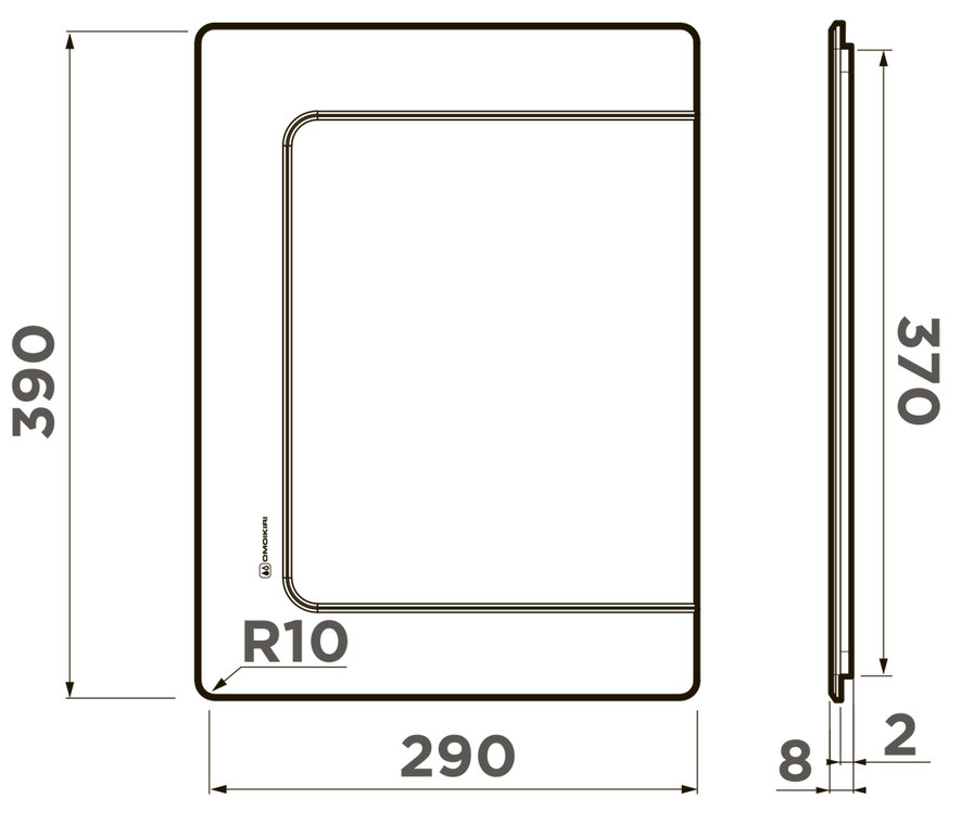 Omoikiri Разделочная доска CB-Basic-370-WD