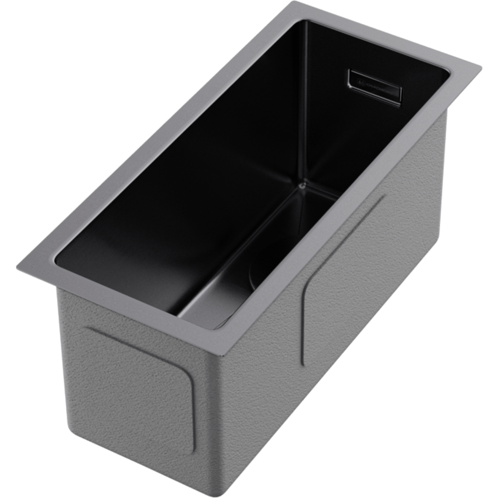 Omoikiri Taki 20-U/IF-GM, мойка, нержавеющая сталь/вороненая сталь