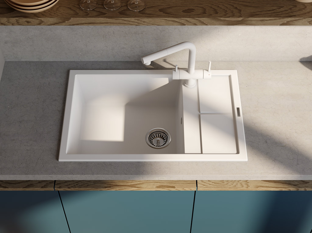 Omoikiri Sumi 78A-LB-GR, мойка, керамика, ленинградский серый