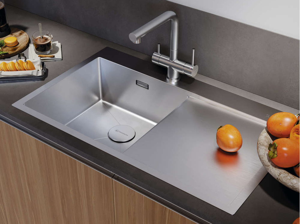 Omoikiri Akisame 86-IN-L, мойка, нержавеющая сталь, чаша слева