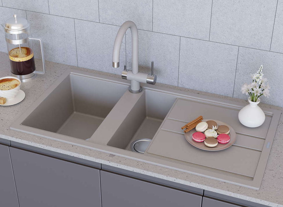 Omoikiri Kitagawa 100-2-WH, мойка, керамика, белый