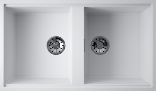 Omoikiri Kitagawa 83-2-U-WH, мойка, керамика, белый