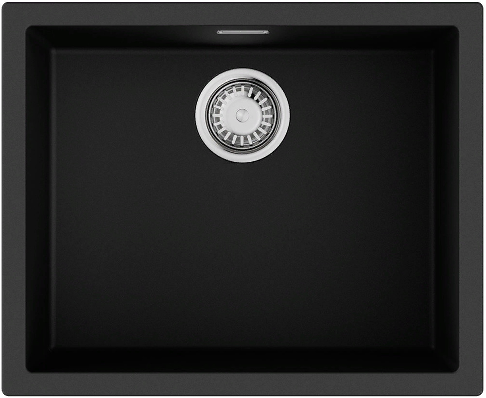 Omoikiri Yamakawa 55T-U/I BL, мойка, гранит, черный