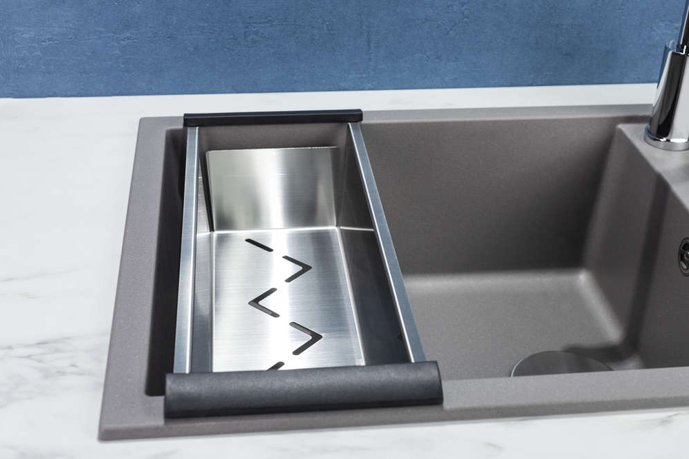 Omoikiri CO-04-GM, коландер, вороненая сталь