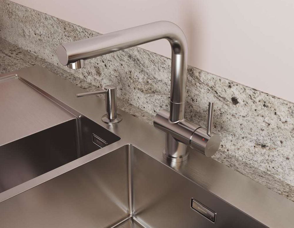 Omoikiri Koriyama, смеситель, нержавеющая сталь