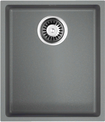 Omoikiri Bosen 38-U-GR, мойка, гранит, leningrad grey