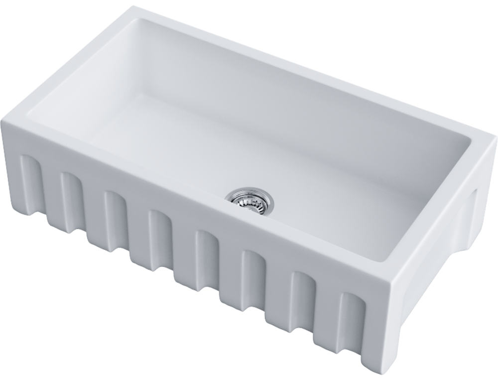 Omoikiri Mikura 83-WH, мойка, керамика, белый