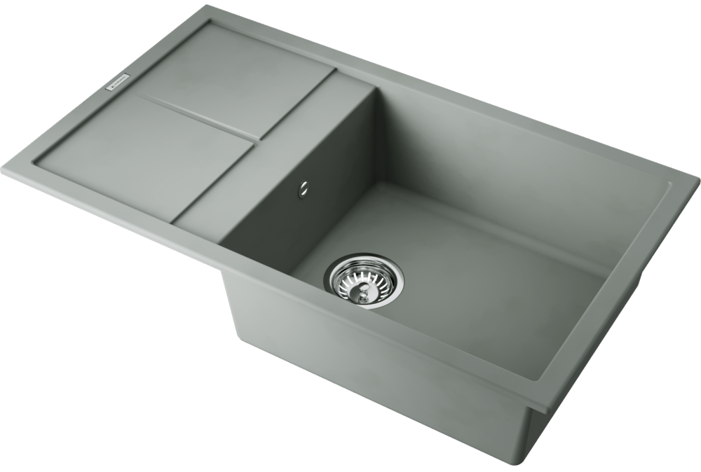 Omoikiri Sumi 86A-WG, мойка, керамика, ветреный зеленый