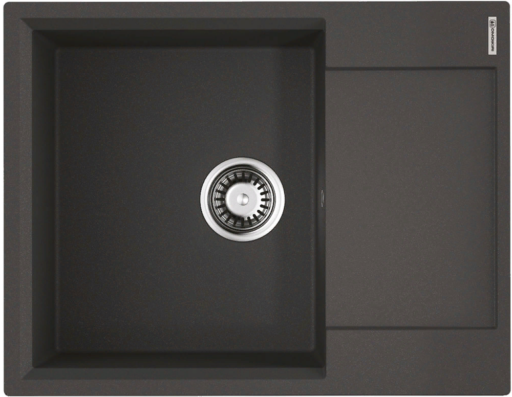 Omoikiri Daisen 65T-BL, мойка, гранит, черный