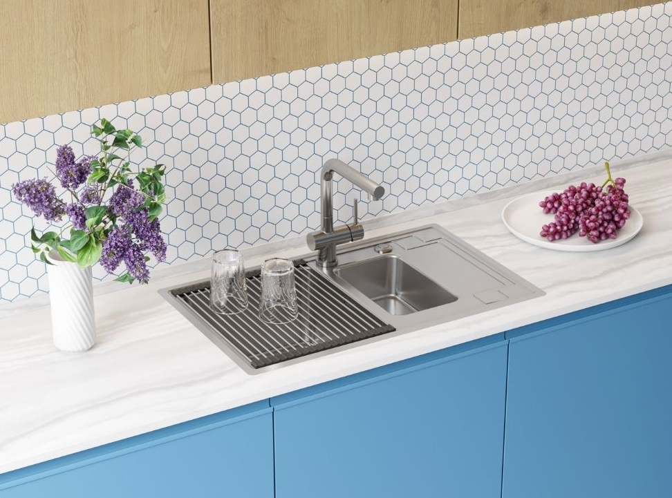 Omoikiri Koriyama, смеситель, нержавеющая сталь