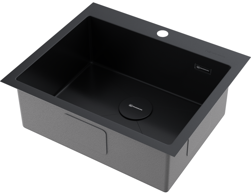 Omoikiri Akisame 59-GB, мойка, нержавеющая сталь/графит