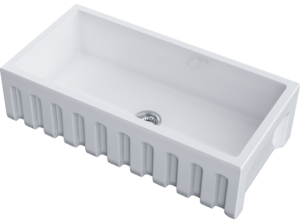 Omoikiri Mikura 91-WH Glossy, мойка, керамика, белый глянцевый