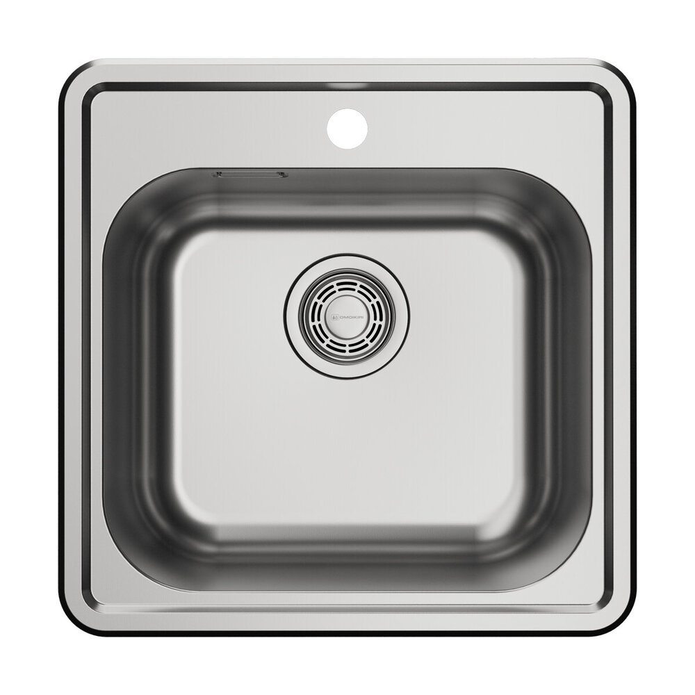 Omoikiri Notoro 48 SI Matt, мойка, нержавеющая сталь/silver matt