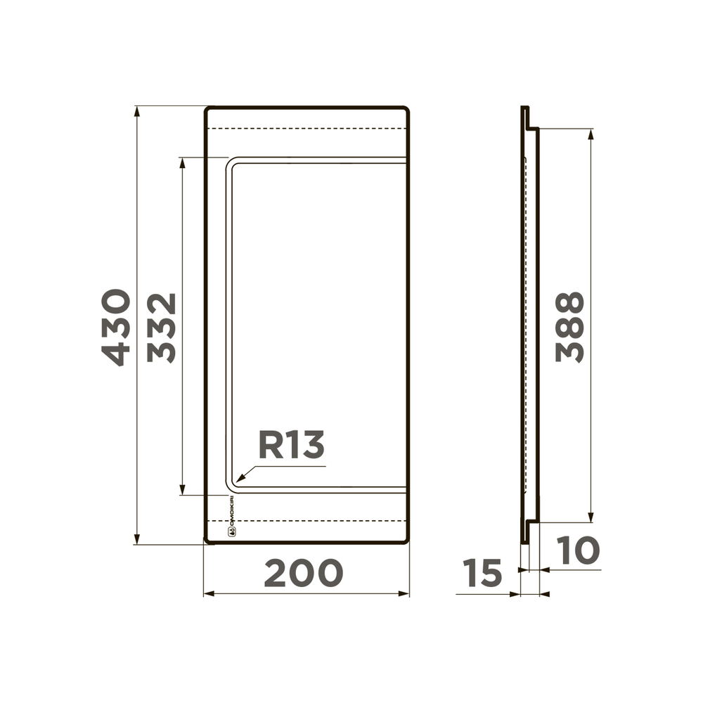 Omoikiri Разделочная доска CB-05-Wood-M
