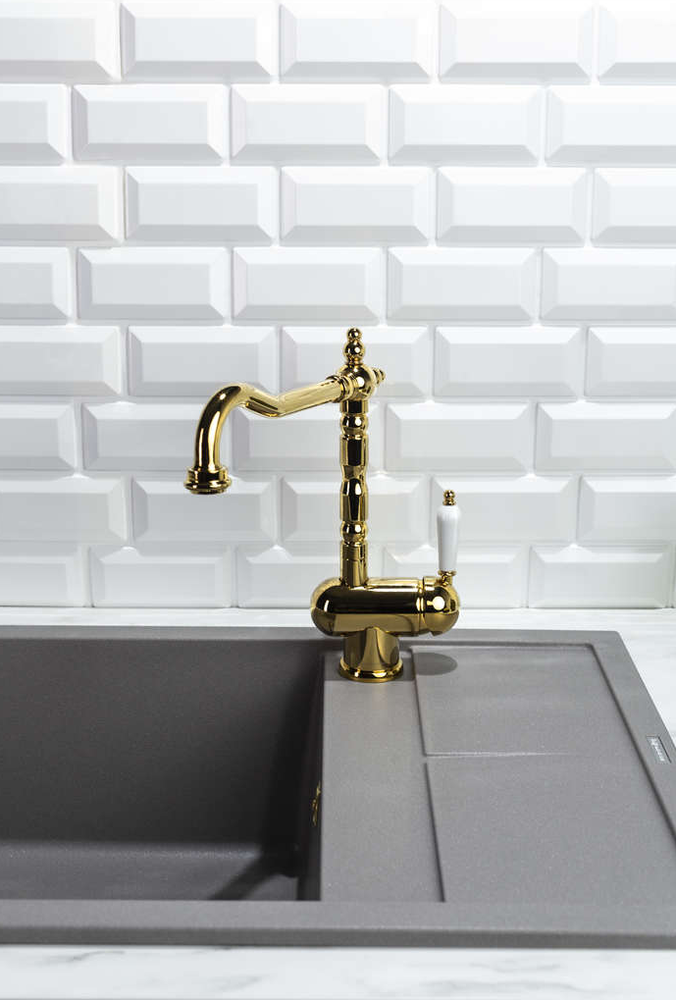 Omoikiri Kyoto-SI, смеситель, античное серебро