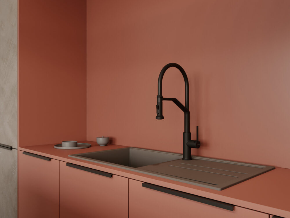 Omoikiri Kitagawa 100-GR, мойка, керамика, leningrad grey