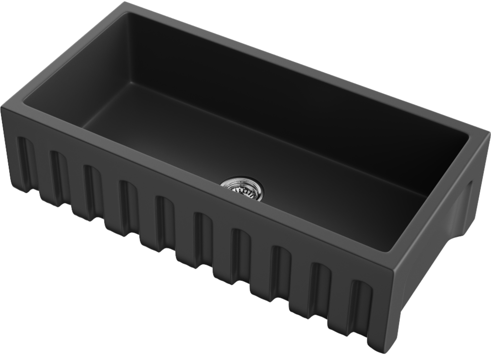 Omoikiri Mikura 91 BL, мойка, керамика, черный