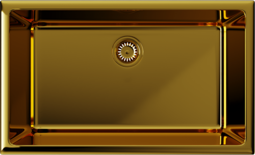 Omoikiri Okinoshima 76-U/I-G Glossy, мойка, керамика, золото
