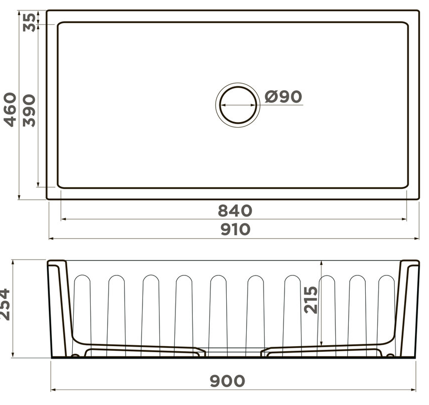 Omoikiri Mikura 91-СС, мойка, керамика, cappuccino coffee